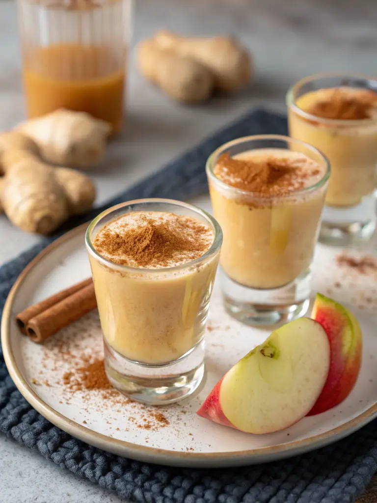 Apfel-Zimt-Ingwer Shot